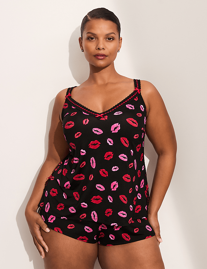 Seriously Sexy&trade; Ribbon-Slot Cami & Short Set