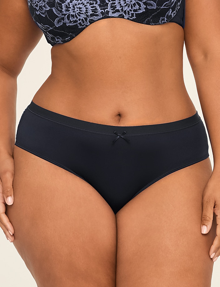 No-Show Lace-Back Hipster Panty
