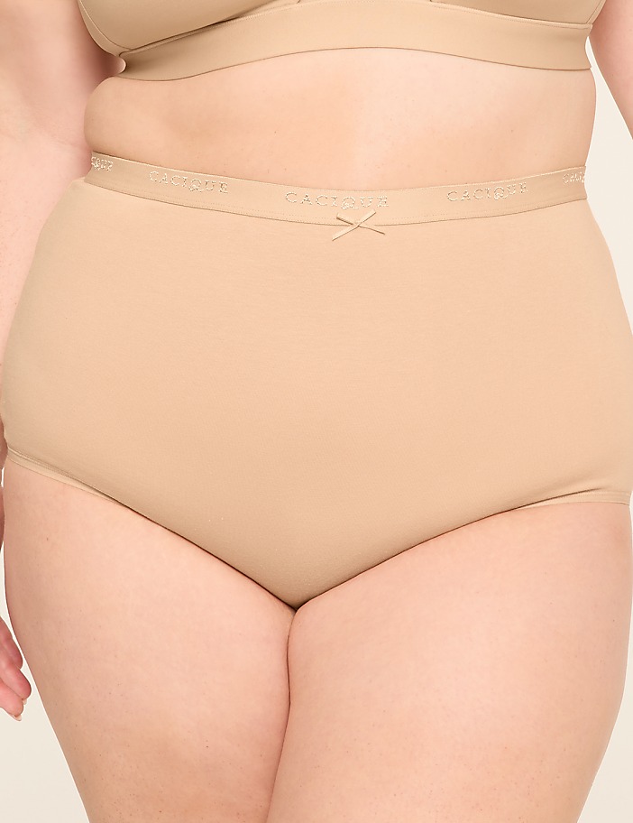 Cotton High-Waist Brief Panty