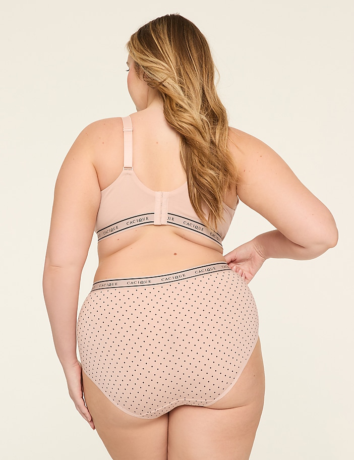 Cotton Full Brief Panty With Wide Waistband