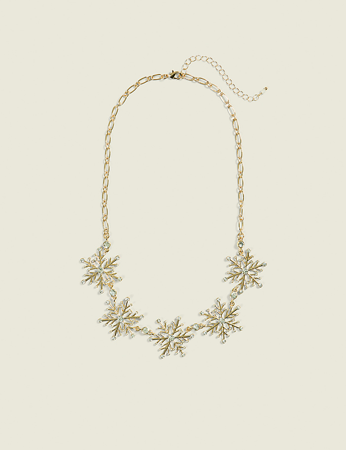 Snowflake Statement Necklace