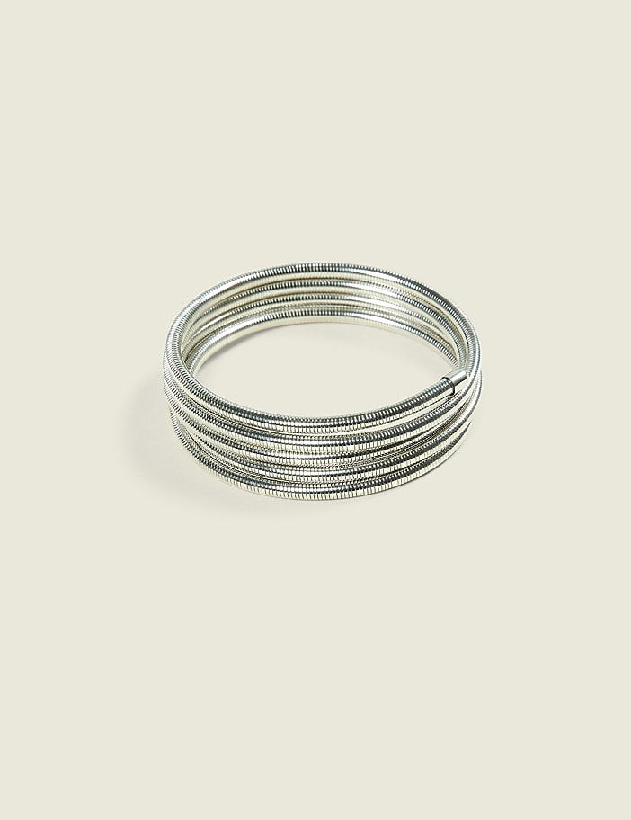 Silver Wrap Bracelet