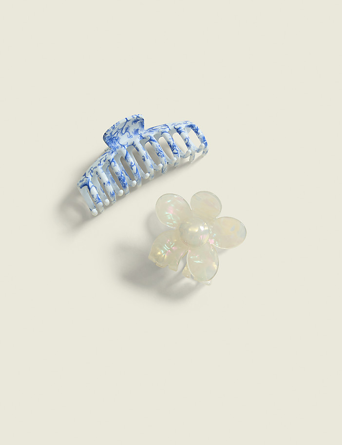 Floral Claw Clip 2-Pack