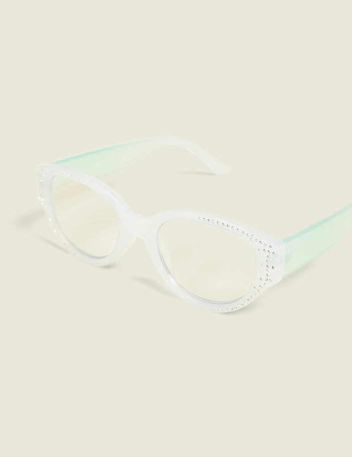 Embellished Circle Reader Glasses