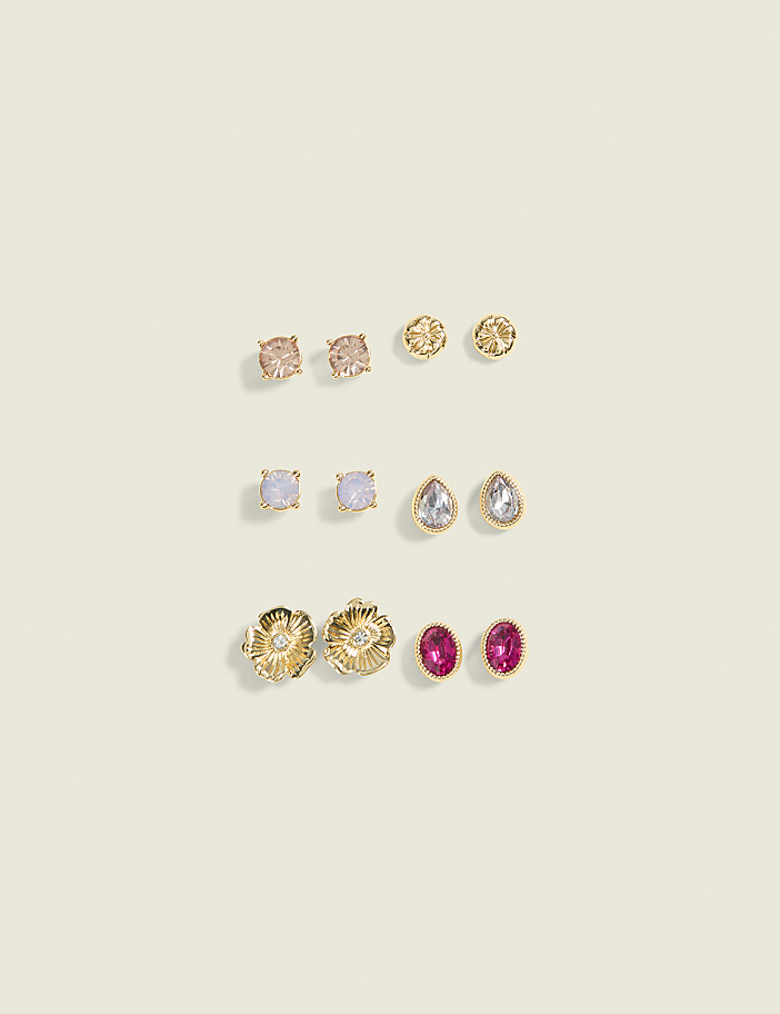 Butterfly Post Earrings 6-Pack