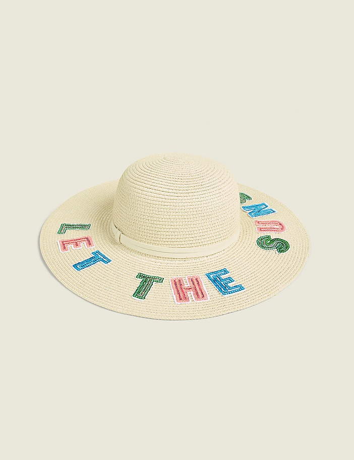 Let The Sunshine Straw Hat