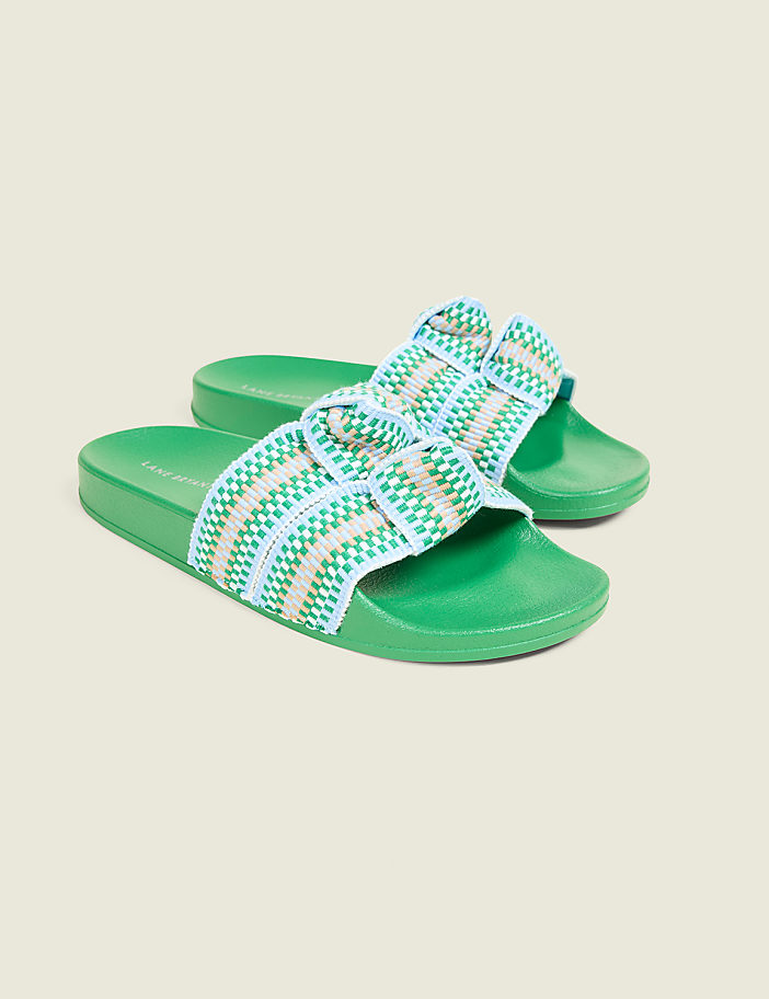Dream Cloud Multi-Color Double Knot Slide Sandal