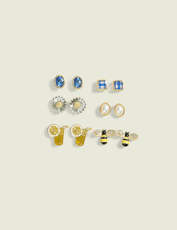 Picnic Earrings 6-Pack