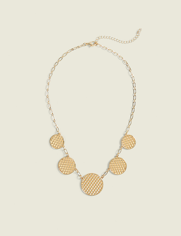 Circle Motif Filigree Necklace