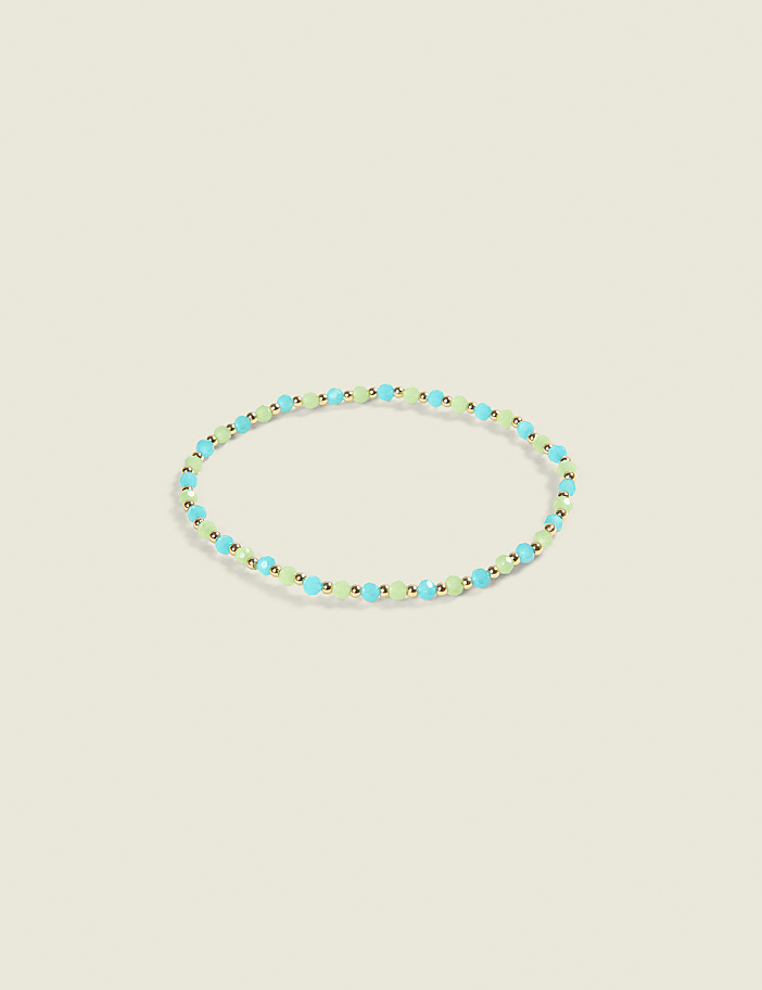 Green & Blue Stretch Bracelet