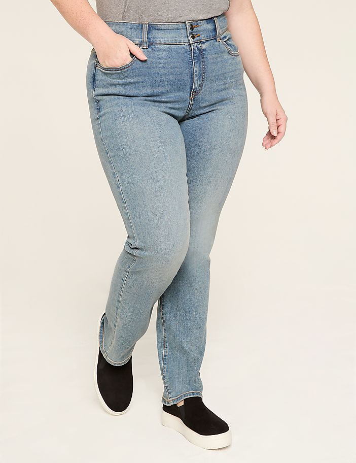 Tighter Tummy Fit High-Rise Straight Jean