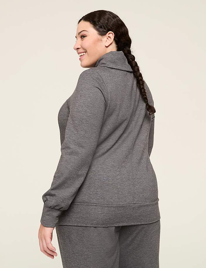 LIVI Fleece Funnel-Neck Pullover