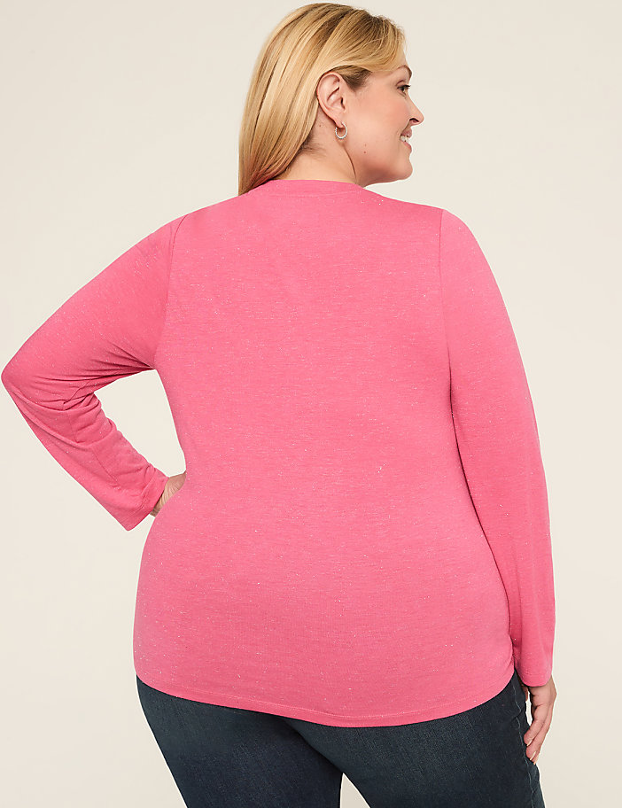 Sparkle Long-Sleeve Layering Tee