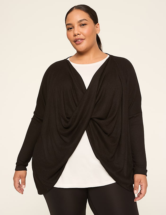 LIVI 3-Way Convertible Twist Soft Spun Overpiece