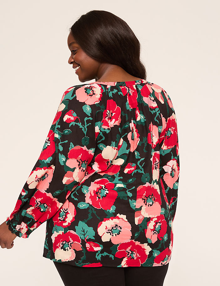 Swing Notch-Neck Popover Top