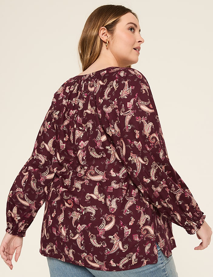 Swing Notch-Neck Popover Top