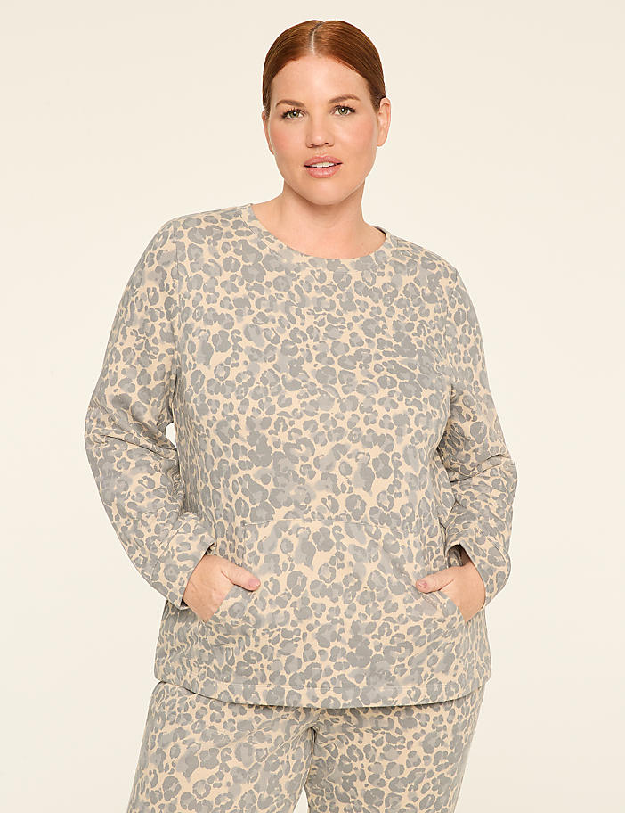 LIVI French Terry Crew-Neck Sweatshirt