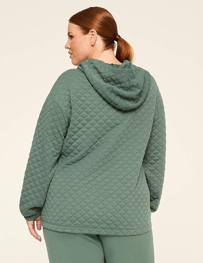LIVI Long-Sleeve Quilted Hoodie