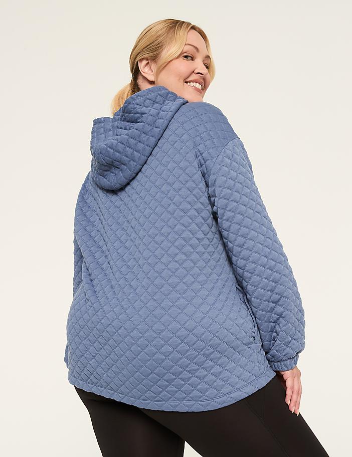 LIVI Long-Sleeve Quilted Hoodie