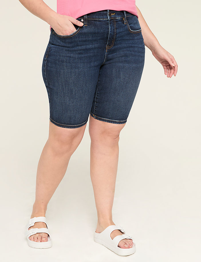 Signature Fit Bermuda Jean Short - 10"