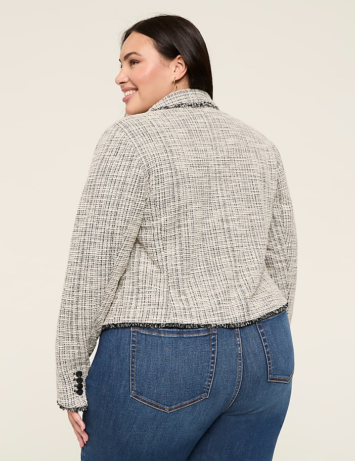 Knit Tweed Short Jacket
