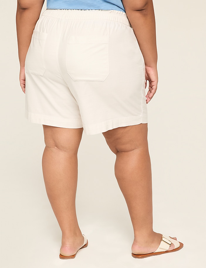 Slub Pull-On Short
