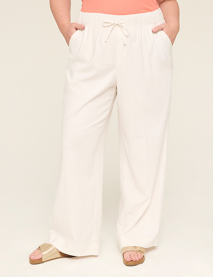 Linen Wide Leg Pant - New Sandal Length