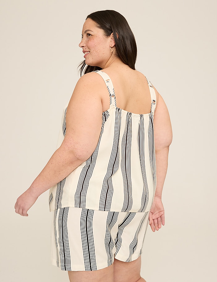Square-Neck Cutout-Detail Tank
