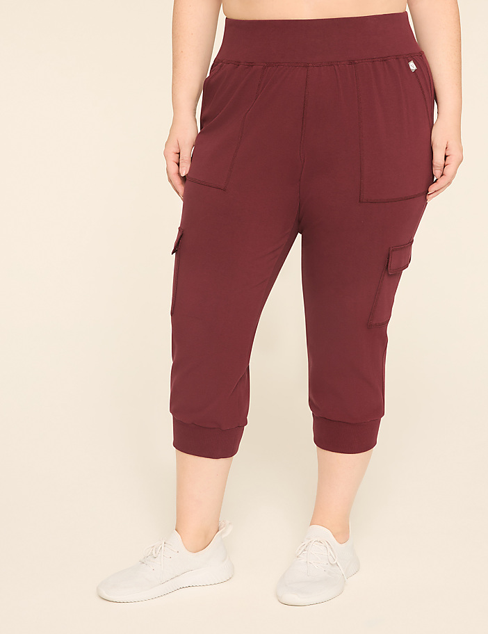 LIVI High-Rise Signature Stretch Cargo Jogger