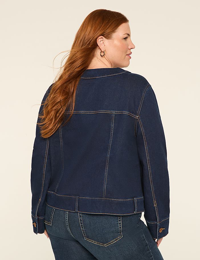 Refined Cloud Knit Denim Jacket