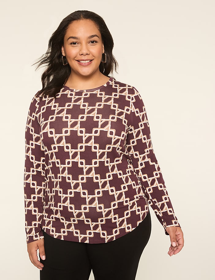 The Long-Sleeve Curved-Hem Tee