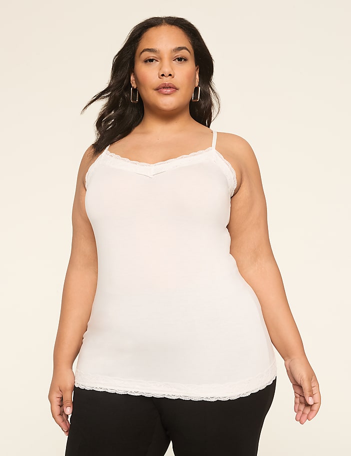 Lace-Trim Cami