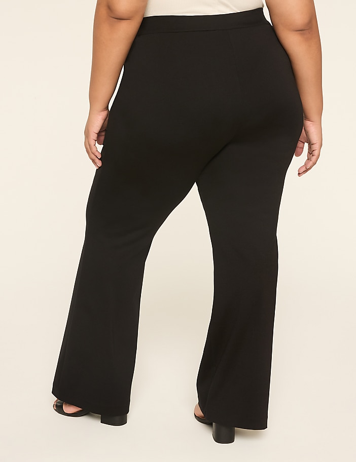 Ponte Pull-On High-Rise Flare Pant