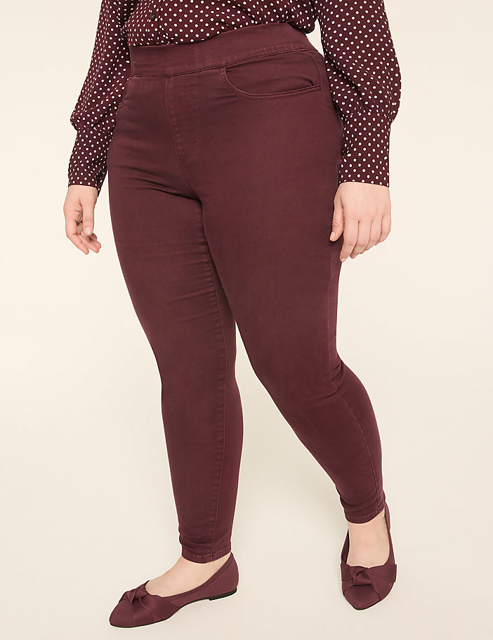 Pull-On Fit High-Rise Jegging