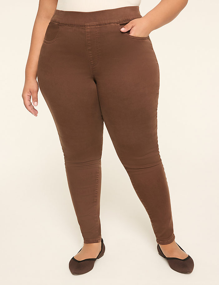 Pull-On Fit High-Rise Jegging