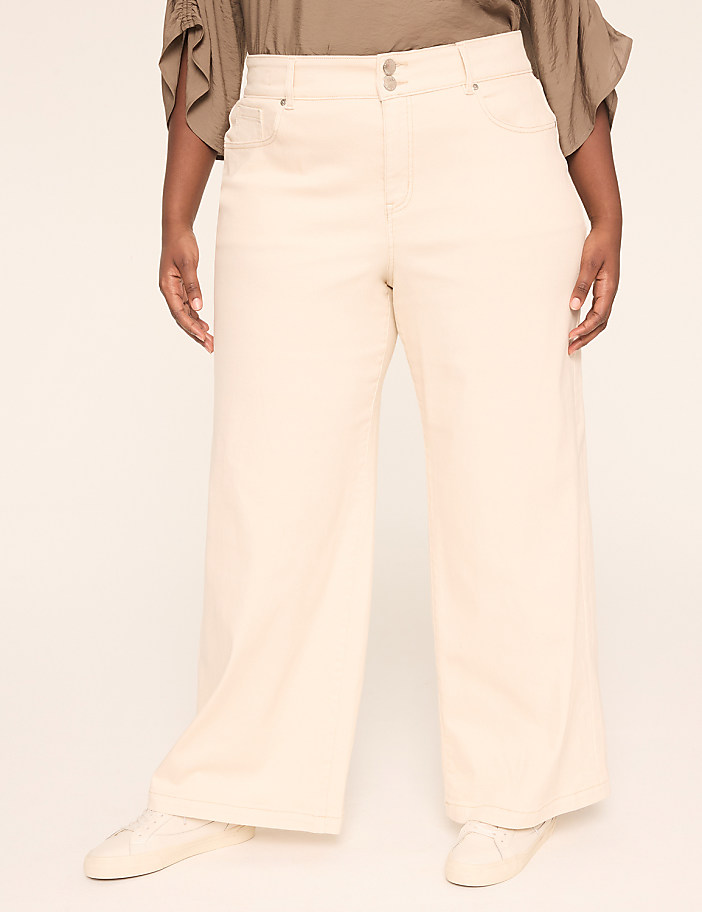 Tighter Tummy Fit High-Rise Wide Leg Jean