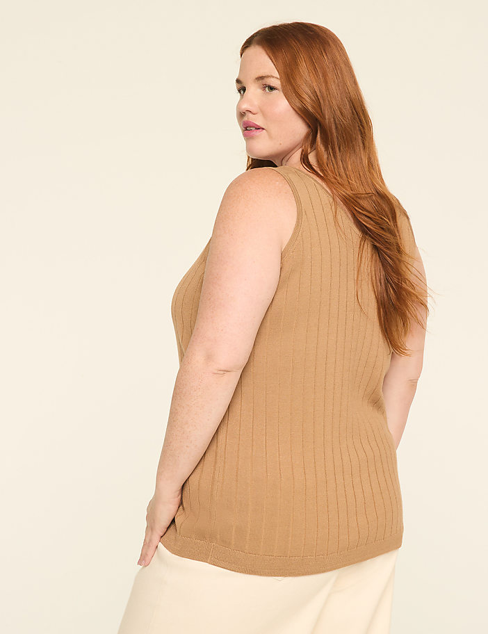 Rib Sweater Tank