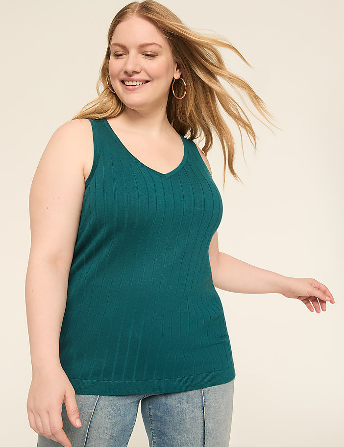 Rib Sweater Tank
