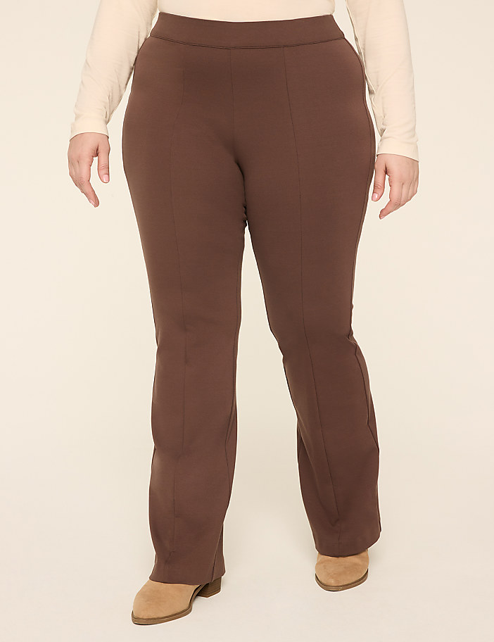 Ponte Pull-On High-Rise Flare Pant