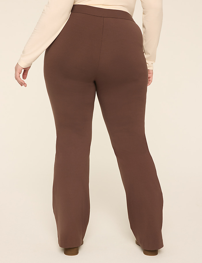 Ponte Pull-On High-Rise Flare Pant