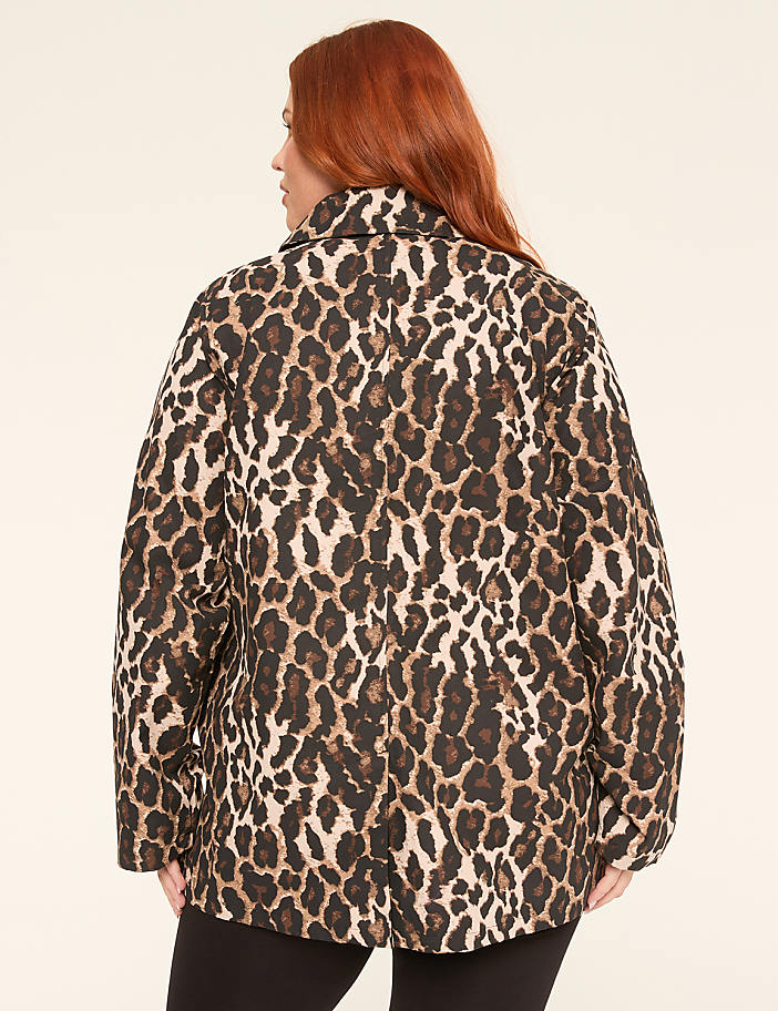 Printed Leopard Carcoat