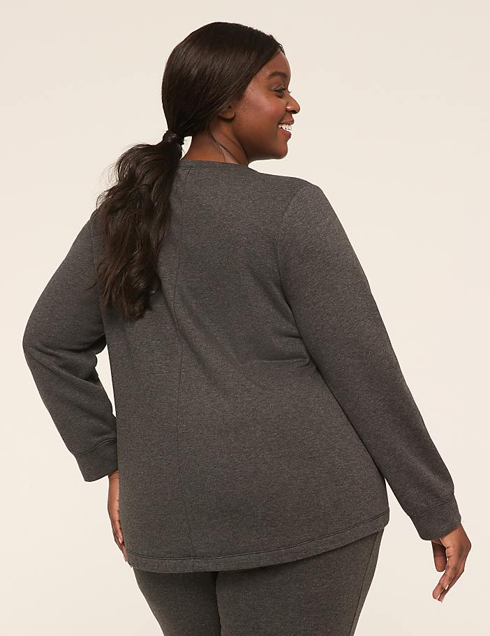 LIVI Crew-Neck French Terry Sweatshirt