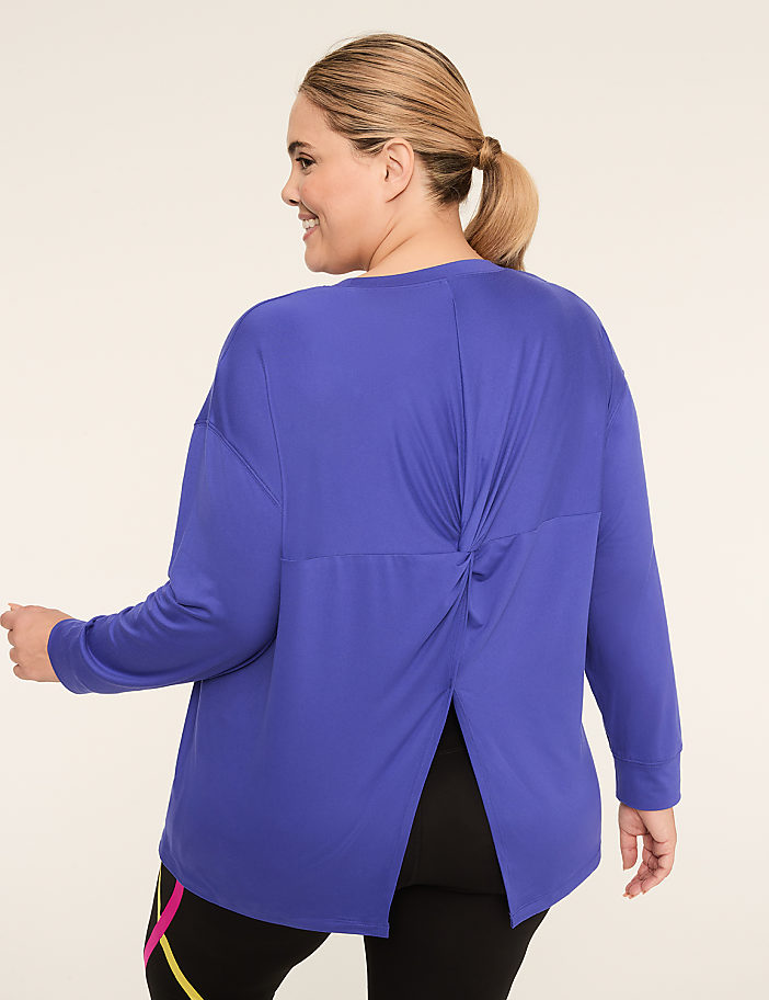 LIVI Soft Twist-Back Top