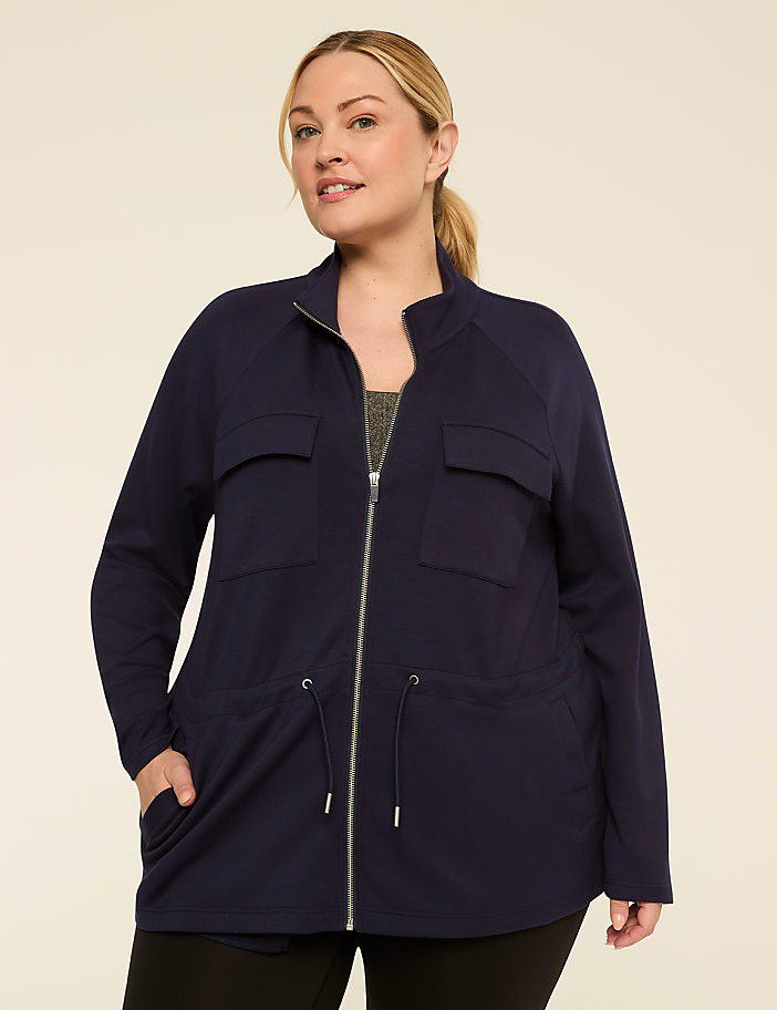 LIVI Journey Zip-Up Cinched Waist Jacket