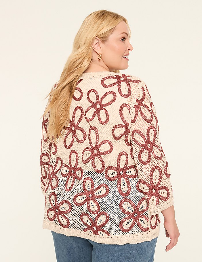 Open-Front Crochet Overpiece