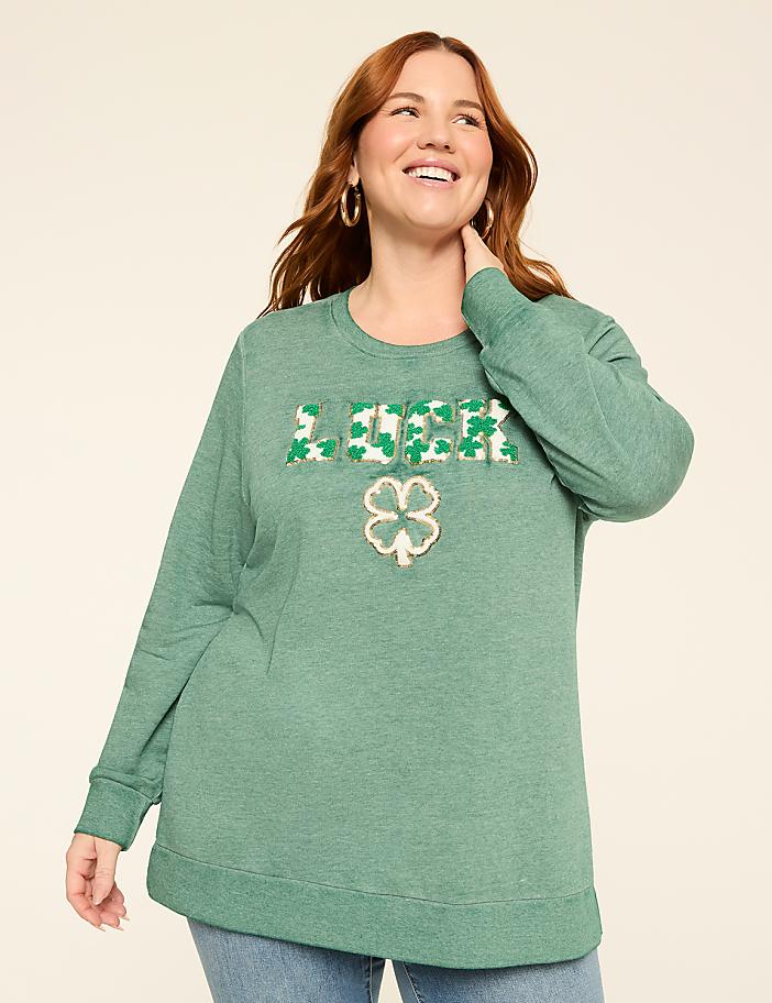 Luck Crew-Neck Sweatshirt