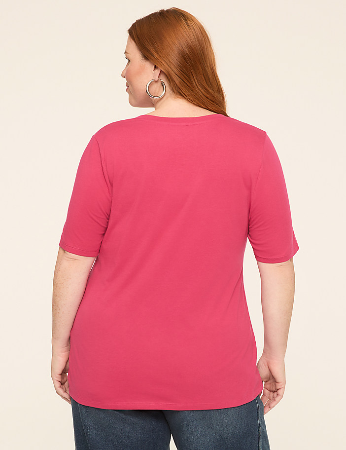 Perfect Sleeve V-Neck Tee
