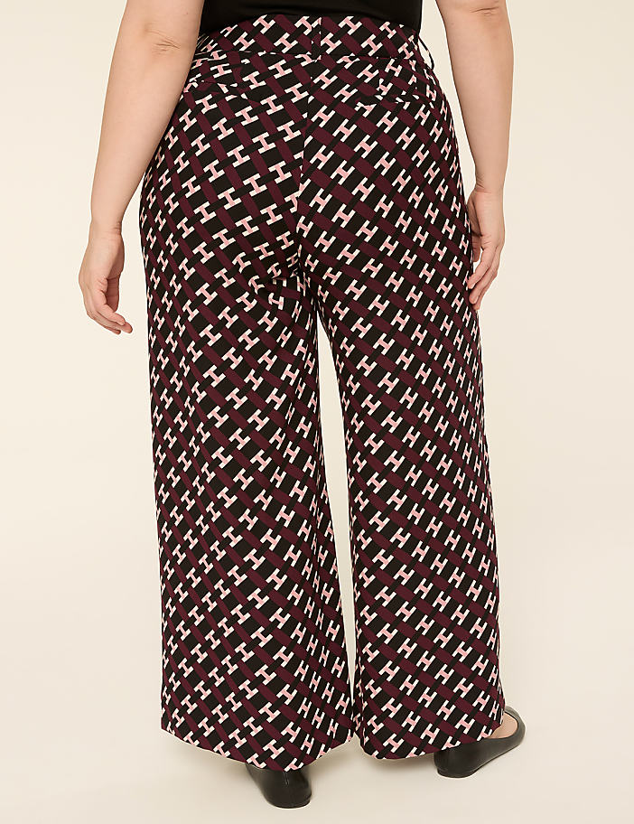 Wide Leg Print Pant