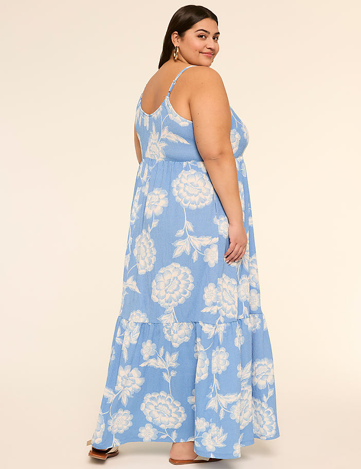 Sleeveless Tiered Maxi Dress