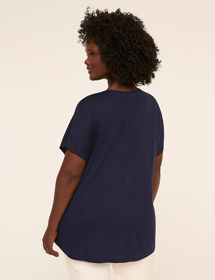 EveryWear Brushed V-Neck Tee